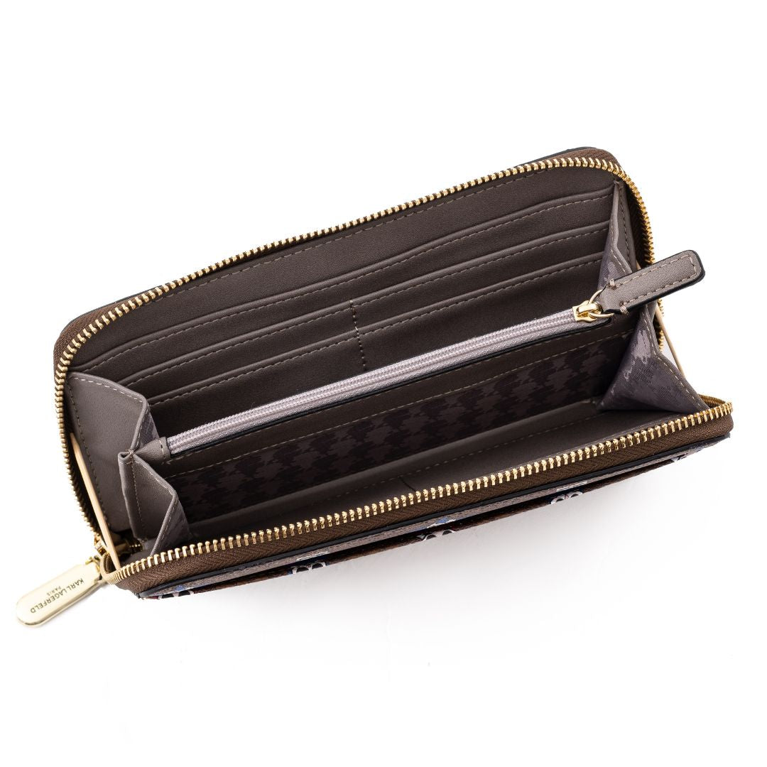 KARL LAGERFELD Women’s Zip Around Wallet