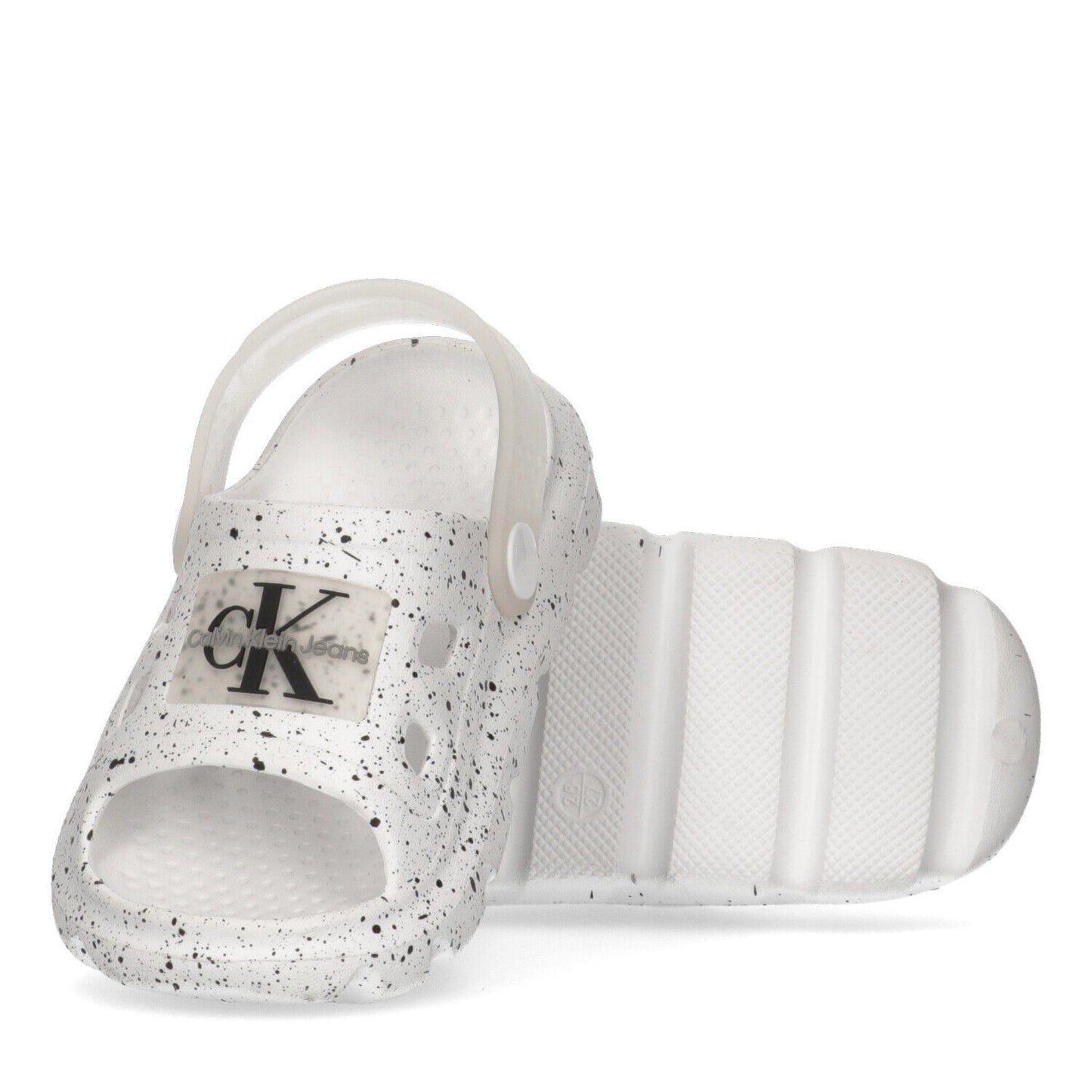 CALVIN KLEIN
All-over Paint-splatter Sandals in Rubber