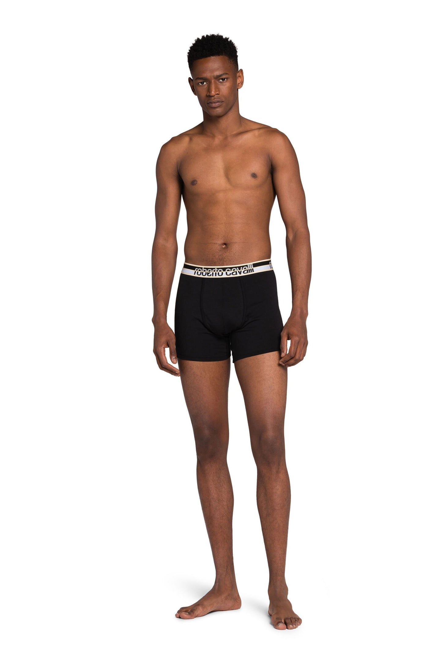 Roberto cavalli Two-Pack black Boxer Shorts with Logo Band
