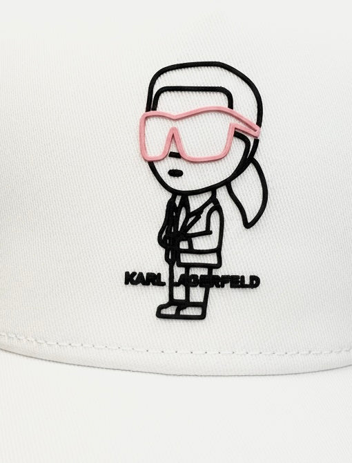 KARL LAGERFELD UNISEX WHITE Cap