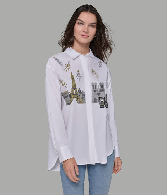 KARL LAGERFELD oversized shirt