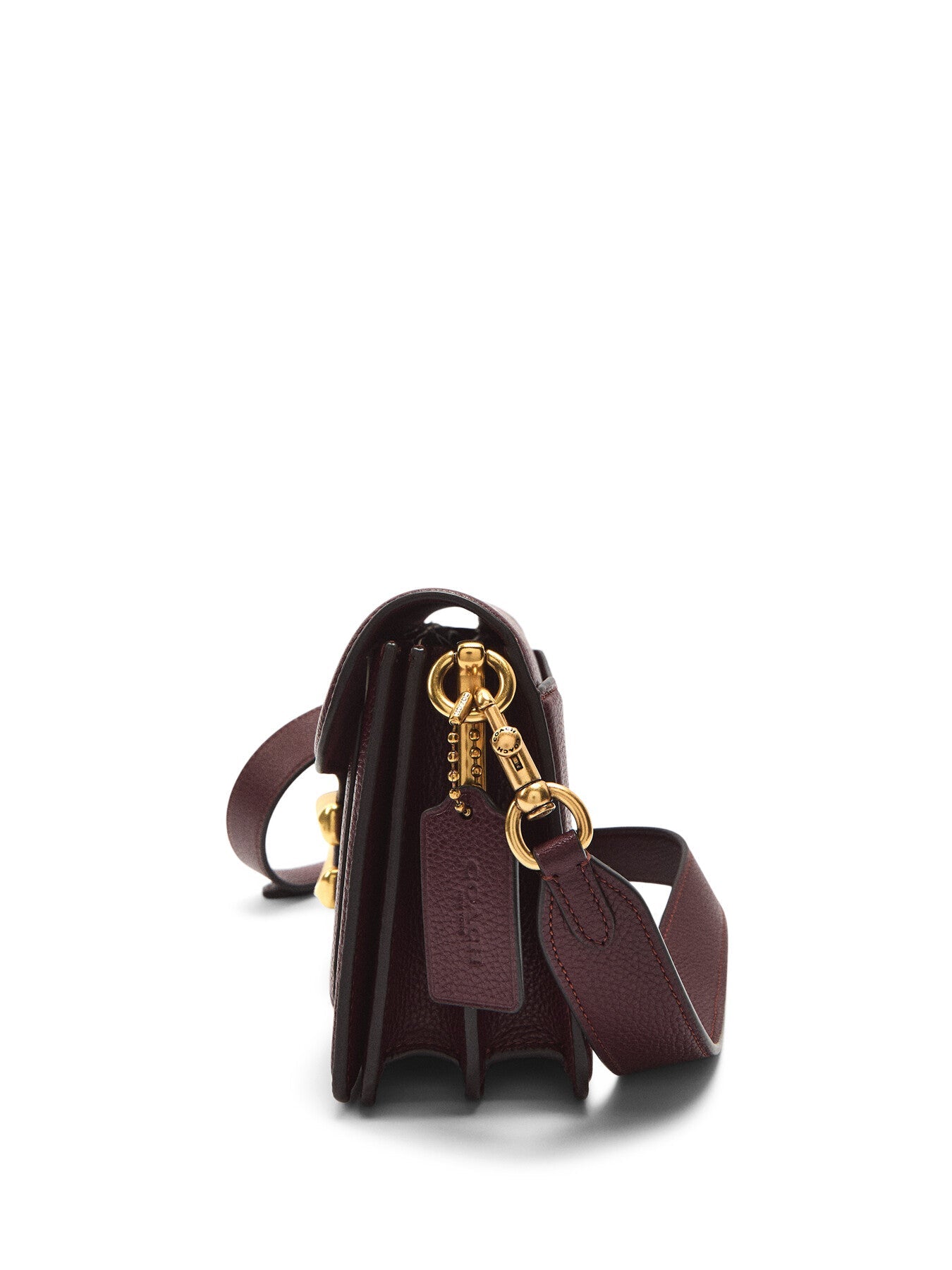 COACH Tabby 26 Leather Shoulder Bag Merlot