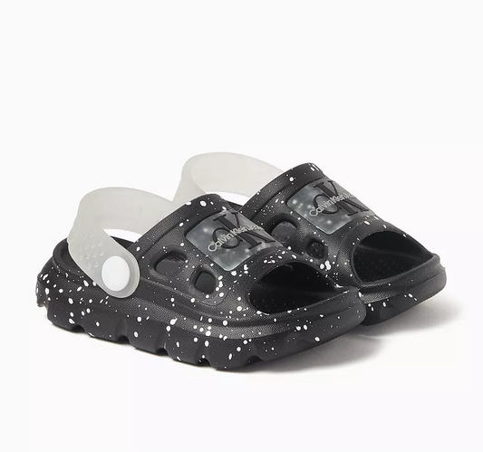 CALVIN KLEIN
All-over Paint-splatter Sandals in Rubber