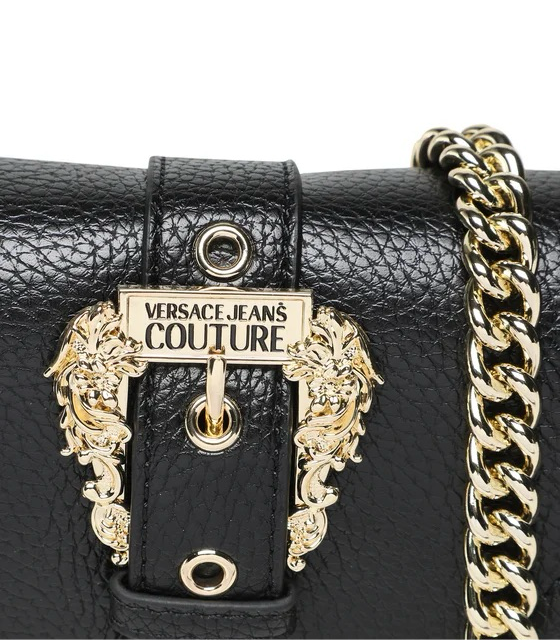 Versace Jeans Couture mini 
Micro halfmoon bag BLACK