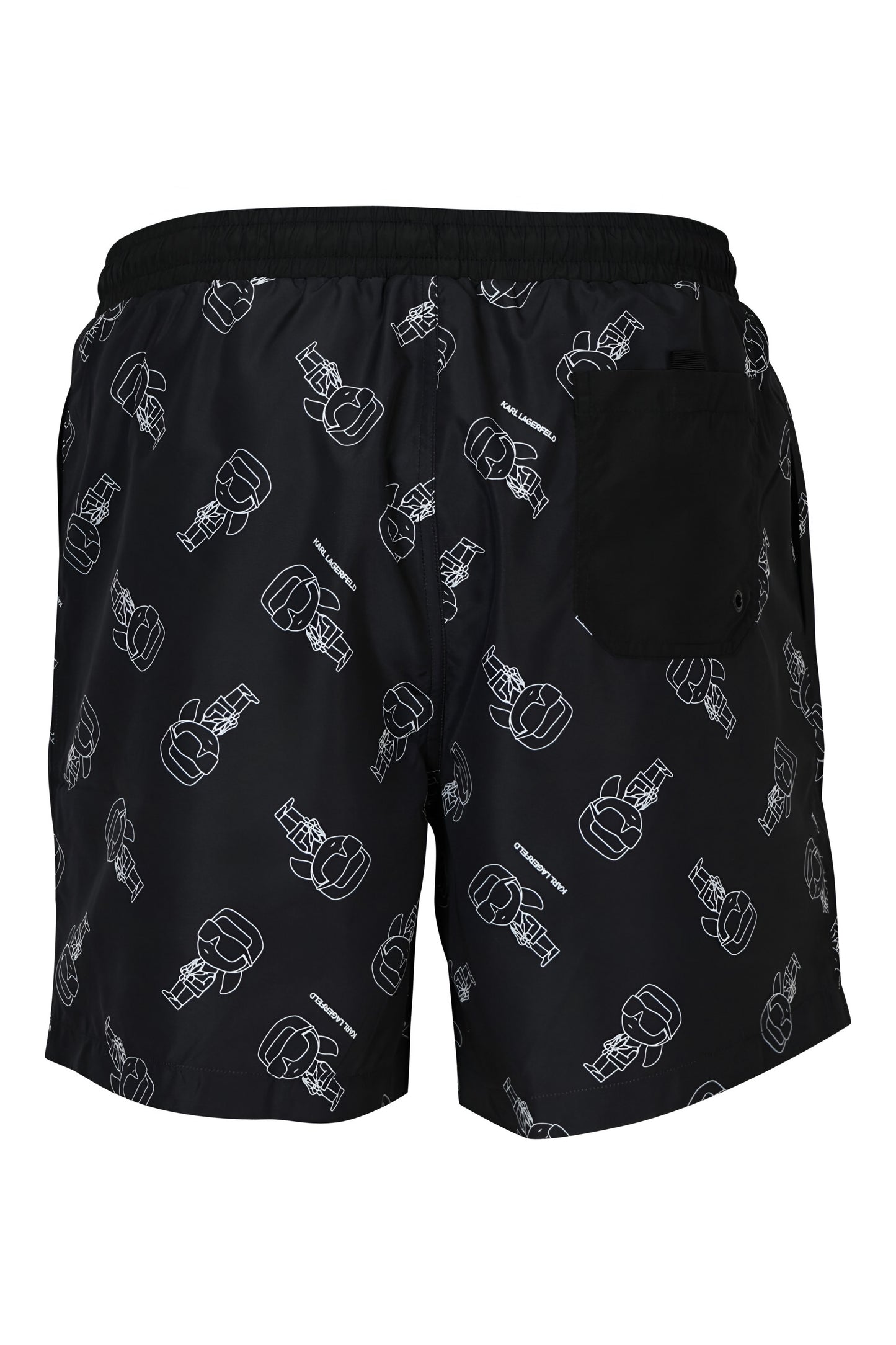 Karl Lagerfeld
Ikon logo-print swim shorts