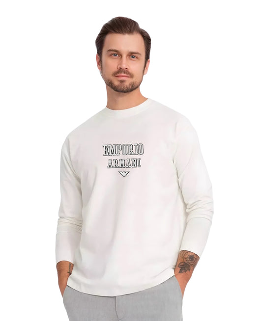 Emporio Armani Long sleeve T-shirt  heavyweight jersey