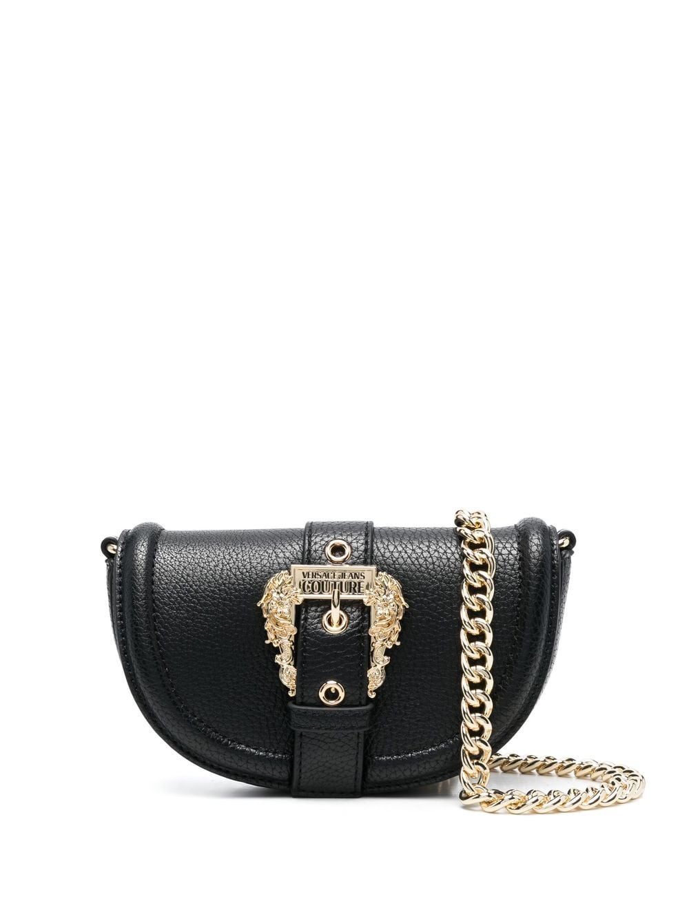 Versace Jeans Couture mini 
Micro halfmoon bag BLACK