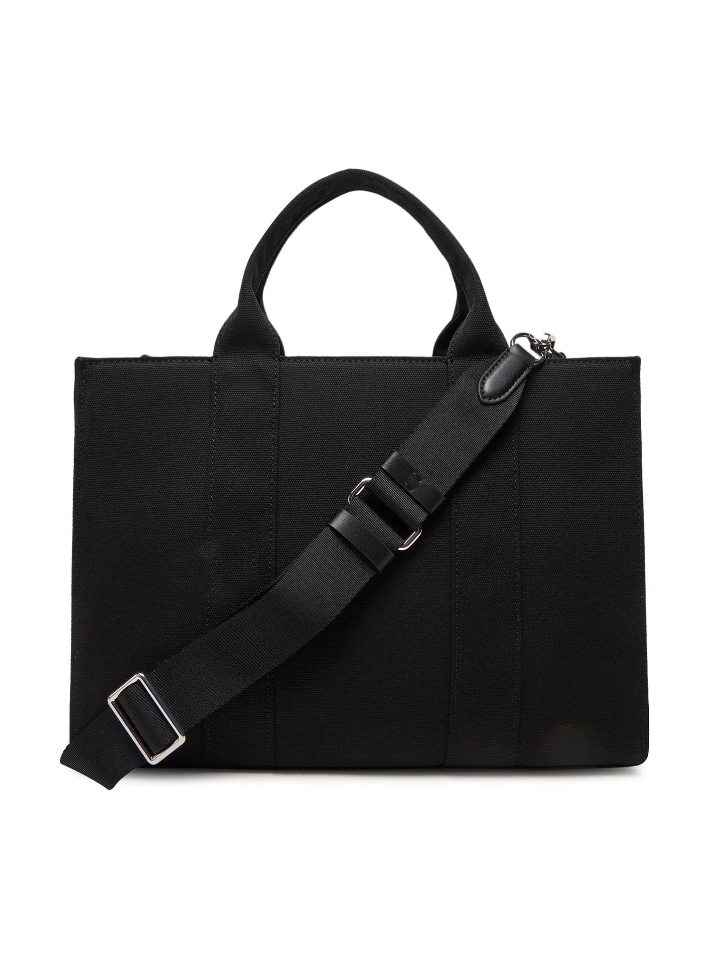 KARL LAGERFELD IKON AQUARELLE CANVAS TOTE BAG