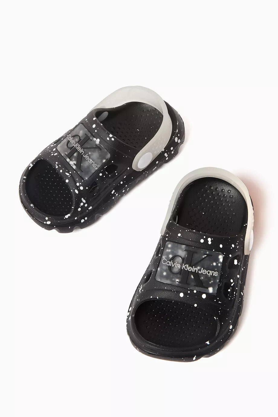 CALVIN KLEIN
All-over Paint-splatter Sandals in Rubber