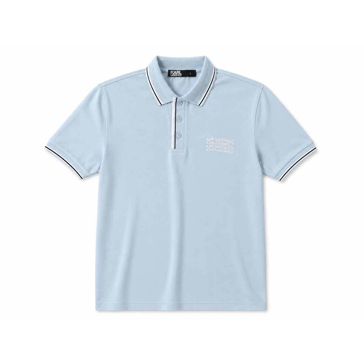 Karl Lagerfeld polo shirt baby blue