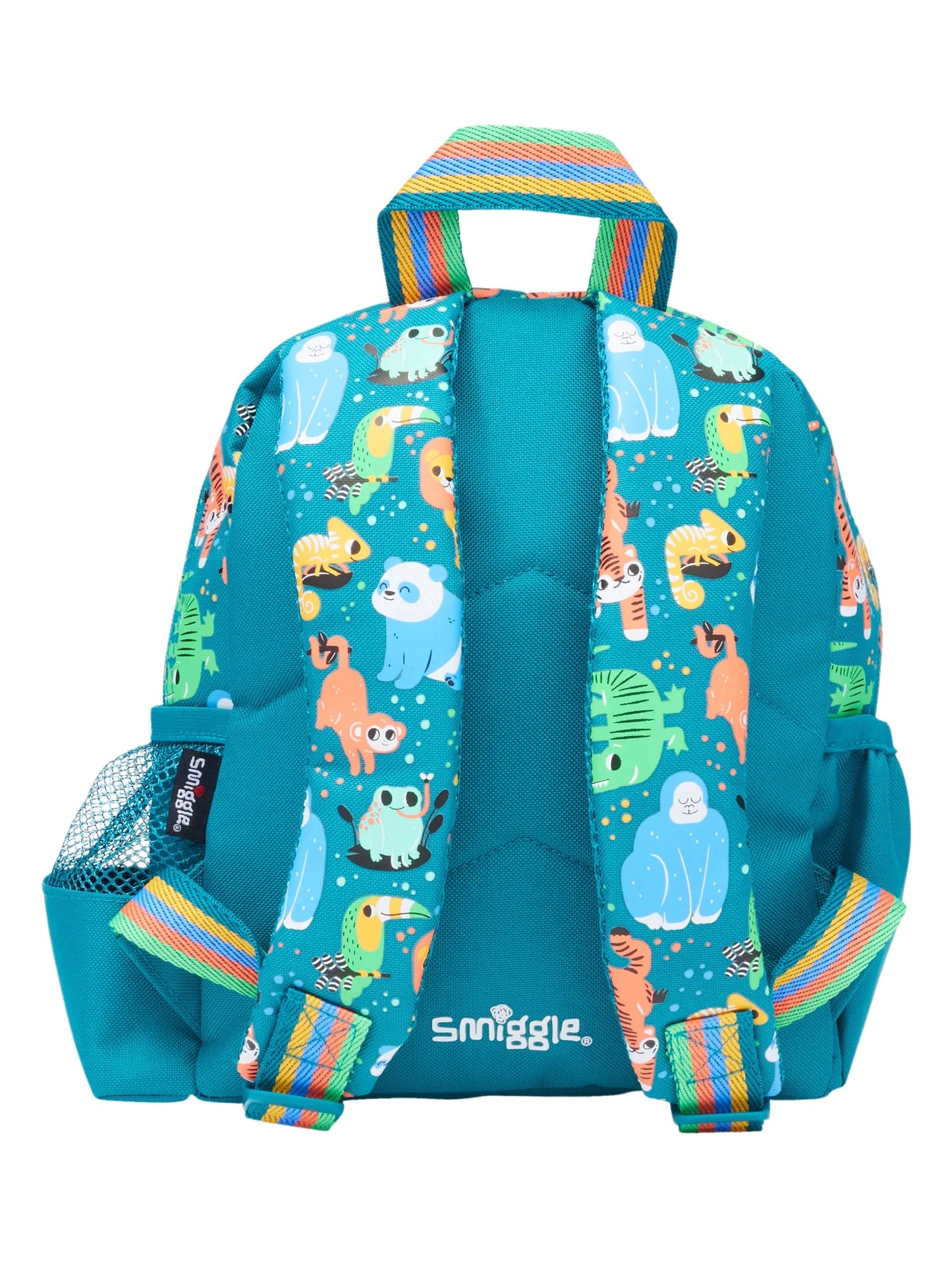Smiggle Green Big Dreams Teeny Tiny Backpack With Detachable Plush Toy