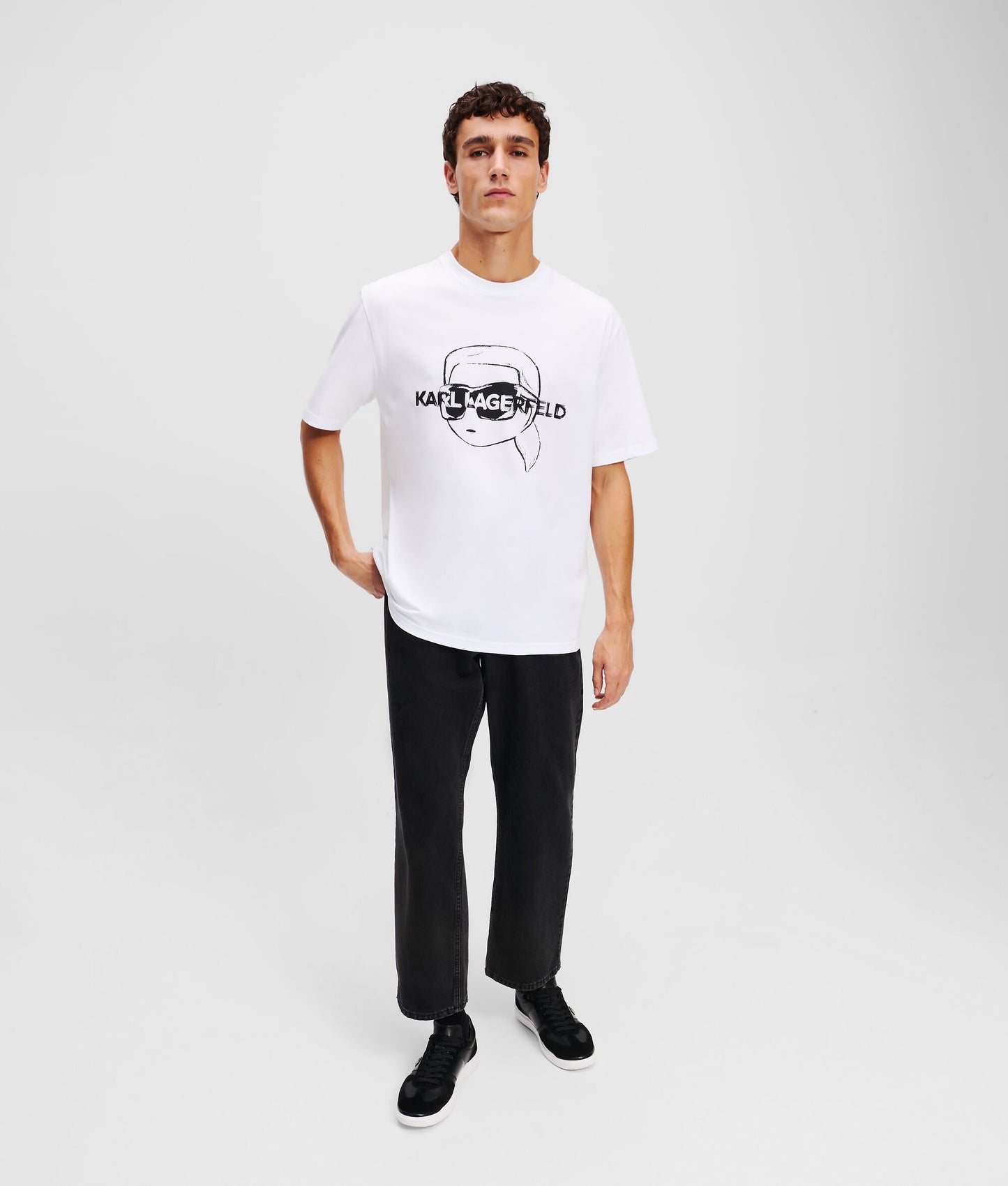 KARL LAGERFELD IKON GRAPHIC T-SHIRT