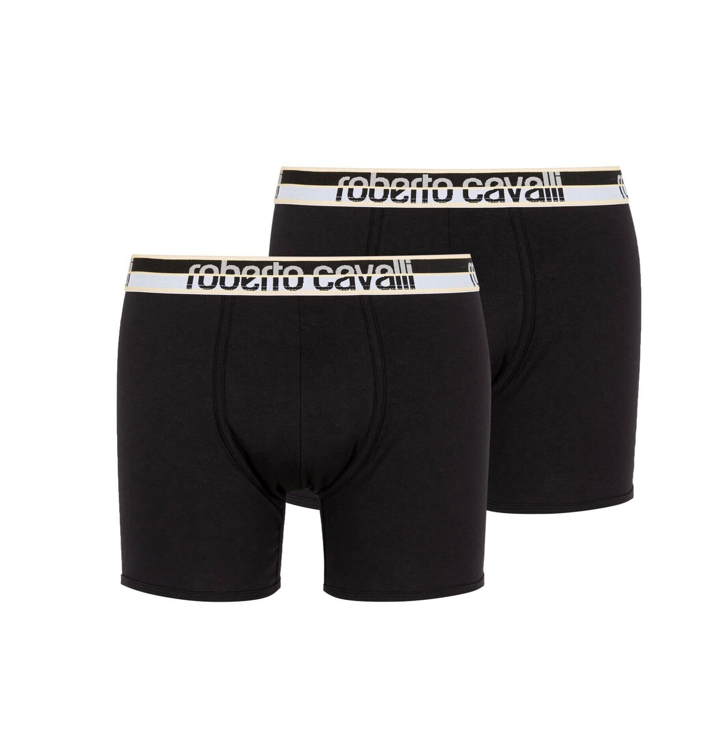 Roberto cavalli Two-Pack black Boxer Shorts with Logo Band