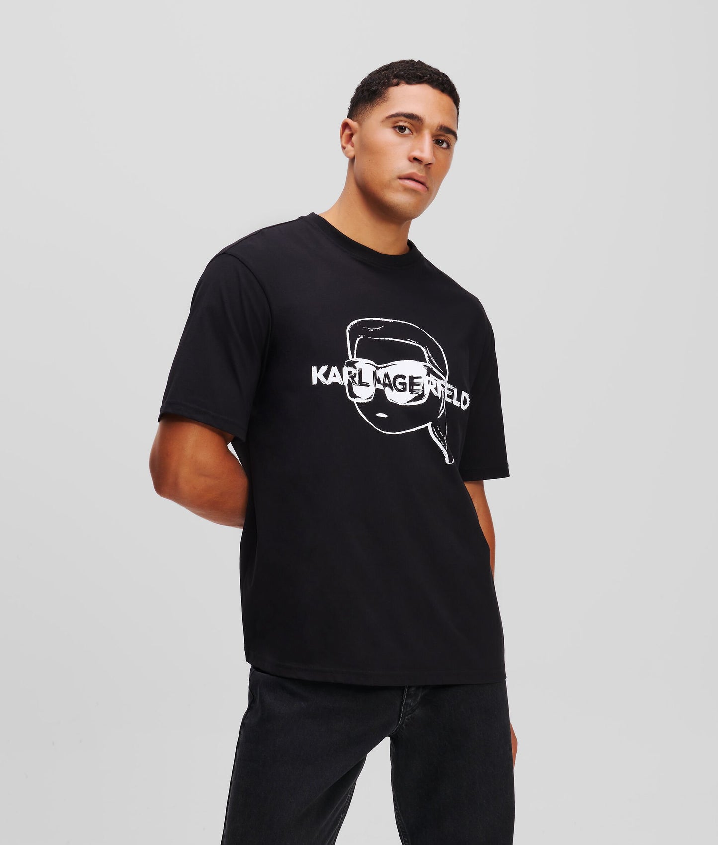 KARL LAGERFELD IKON GRAPHIC T-SHIRT