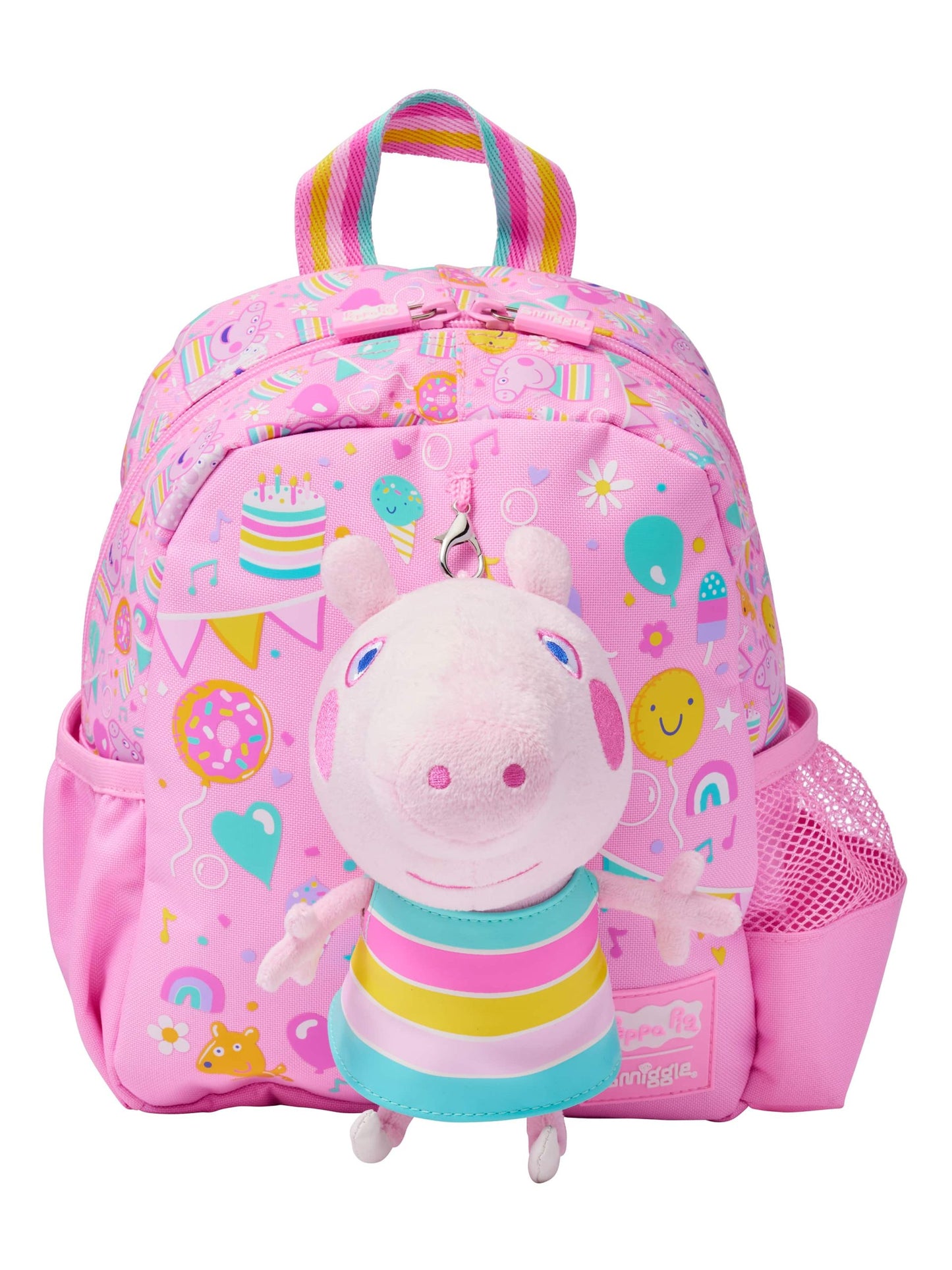 Smiggle Peppa Pig Teeny Tiny Backpack With Detachable Plush Toy