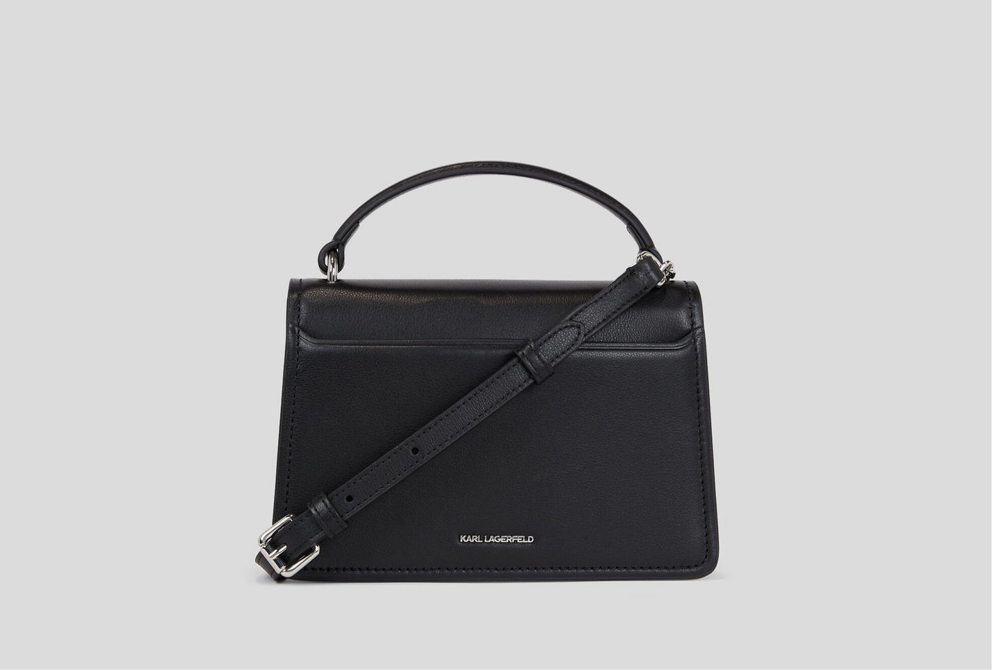 KARL LAGERFELD
K/Ikonik Top Handle Bag in Leather