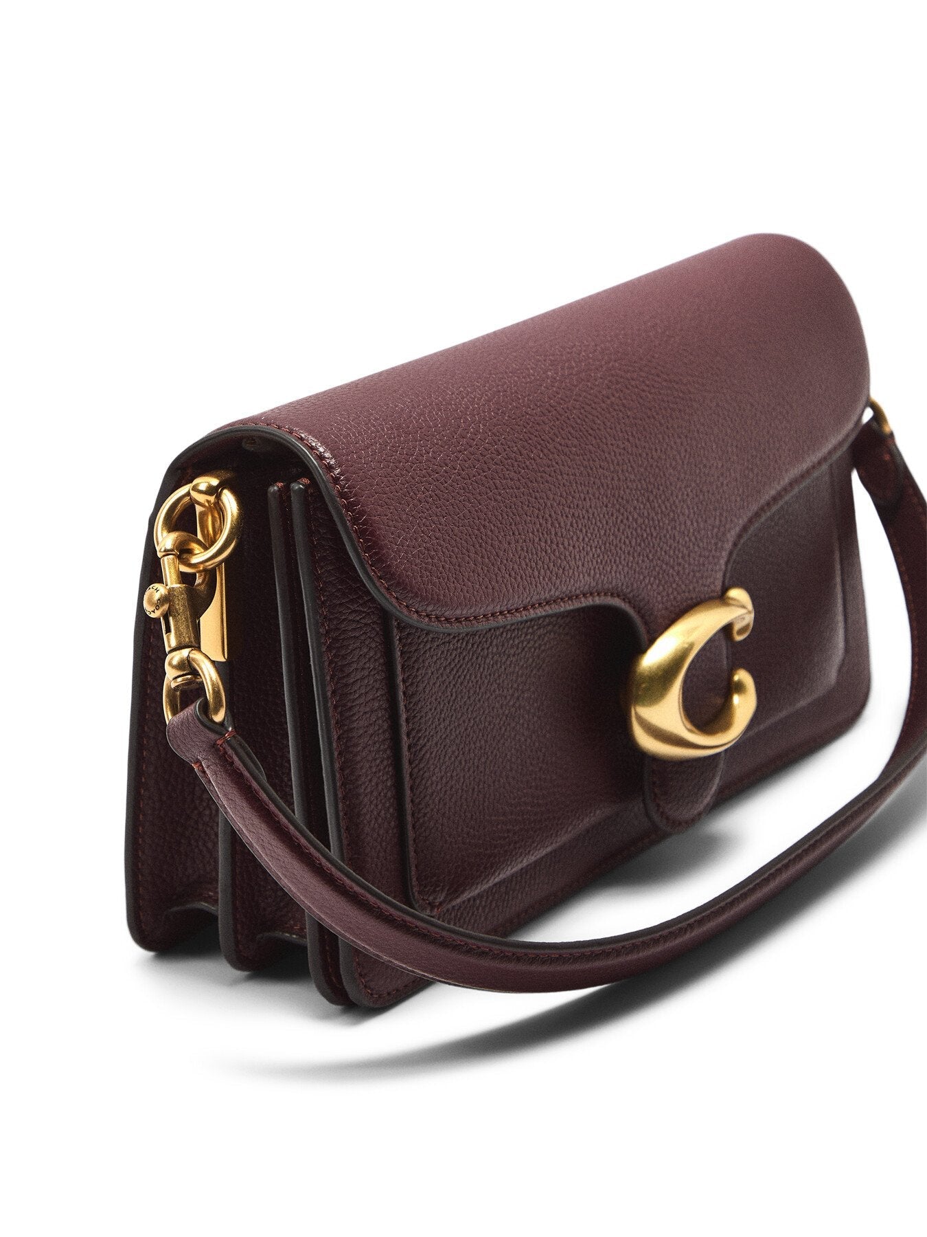 COACH Tabby 26 Leather Shoulder Bag Merlot