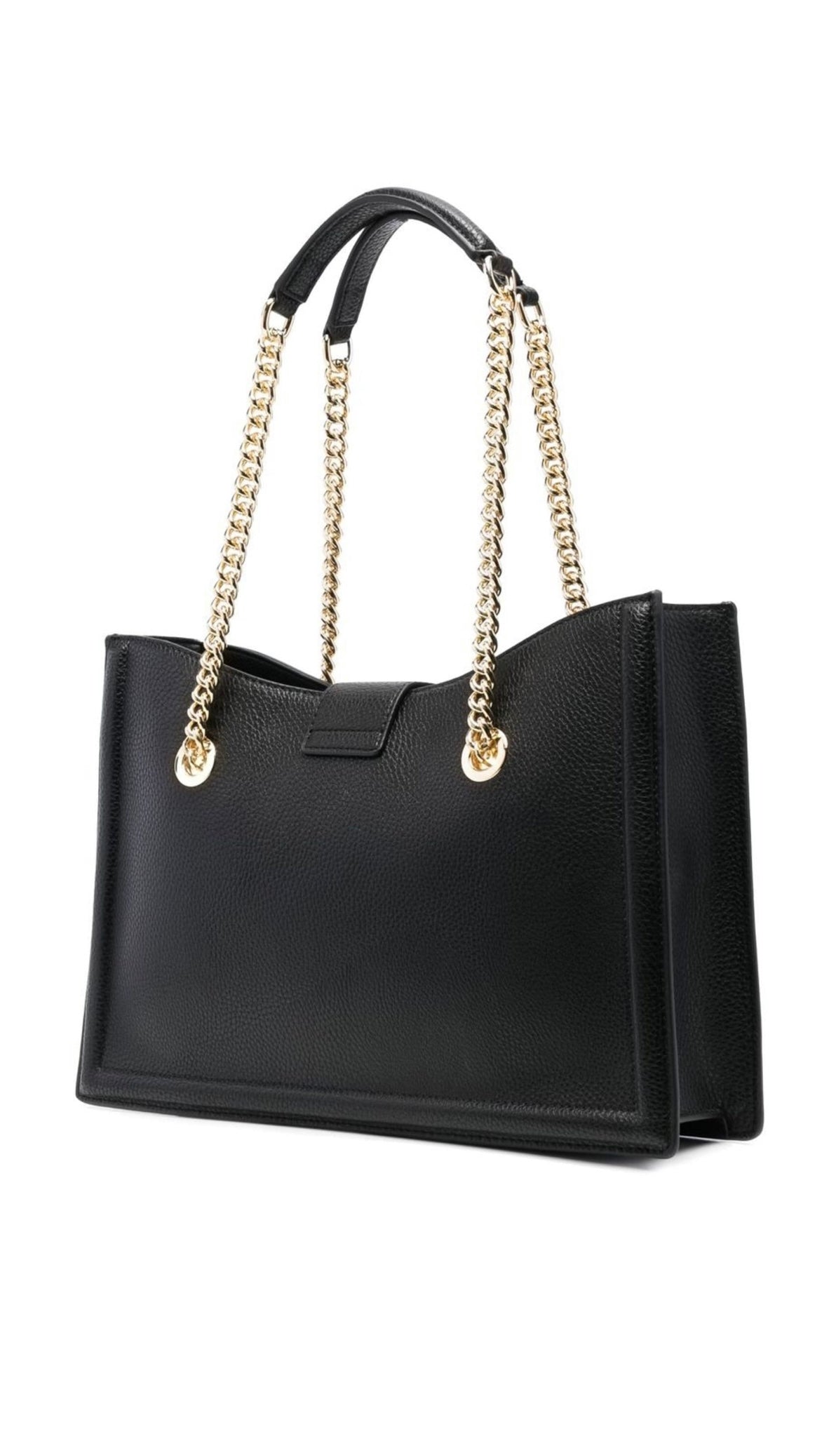 Versace jeans couture Black pin-Buckle tote bag