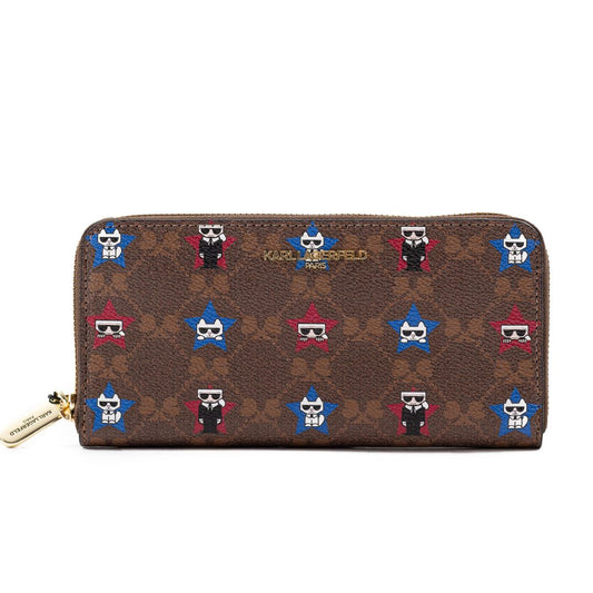 KARL LAGERFELD Women’s Zip Around Wallet