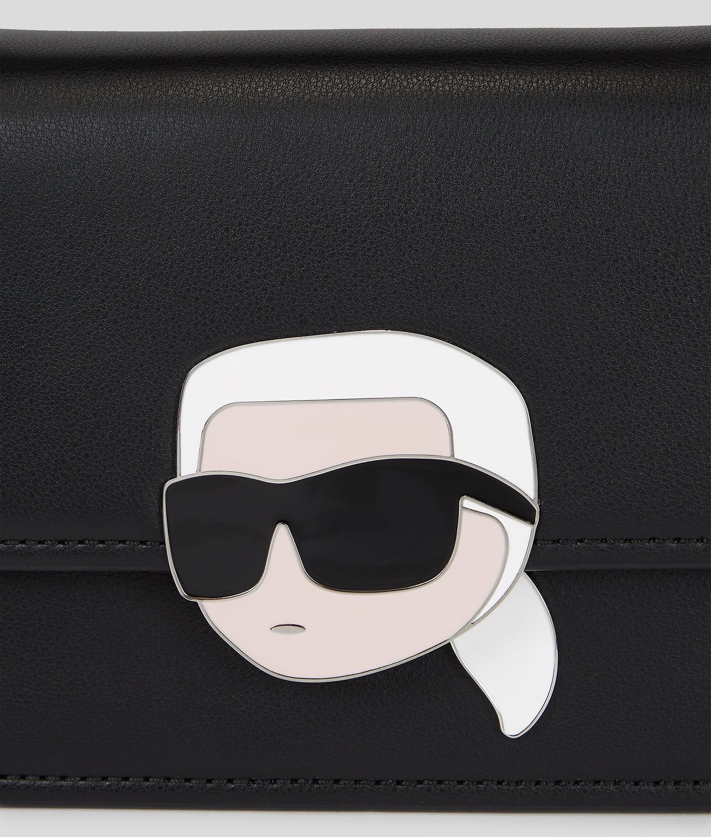 KARL LAGERFELD
K/Ikonik Top Handle Bag in Leather