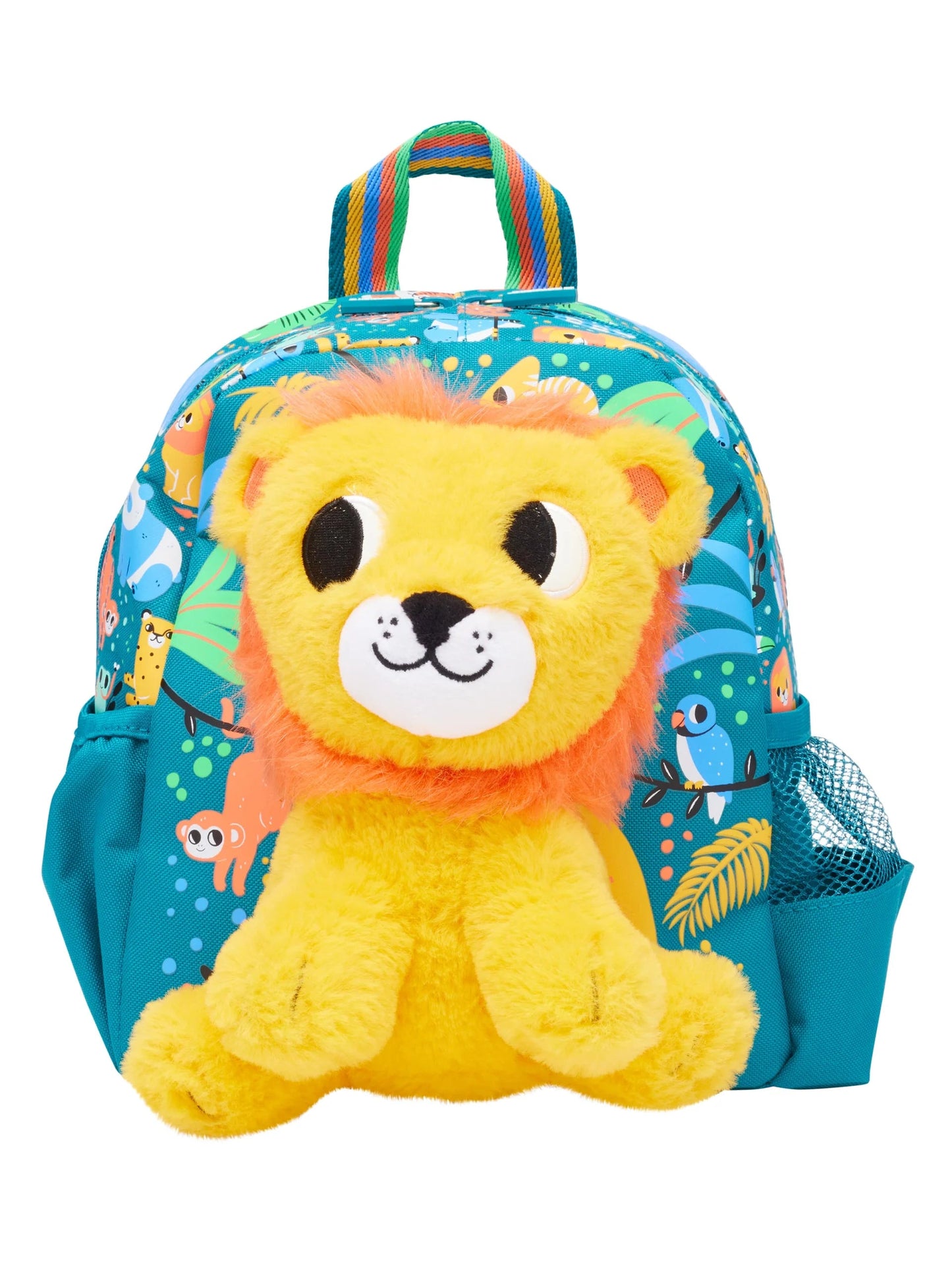 Smiggle Green Big Dreams Teeny Tiny Backpack With Detachable Plush Toy