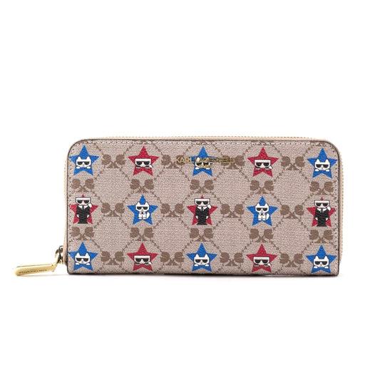 KARL LAGERFELD Women’s Zip Around Wallet