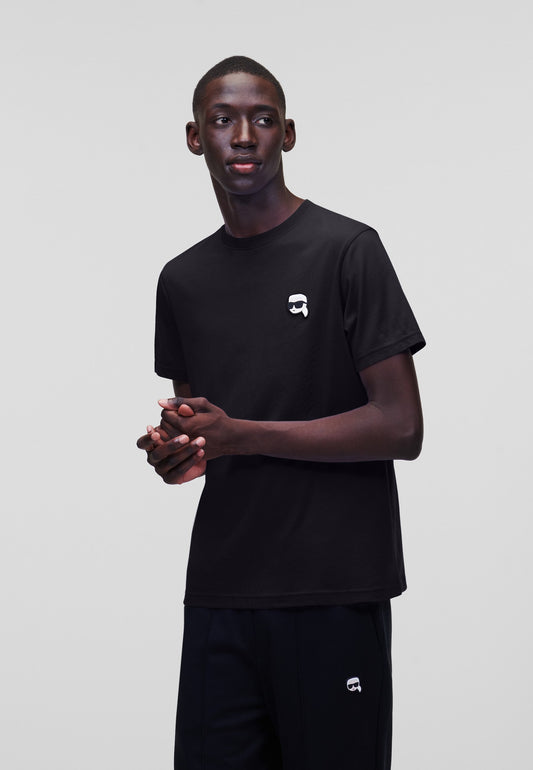 KARL LAGREFELD IKON T-SHIRT BLACK fit bigger