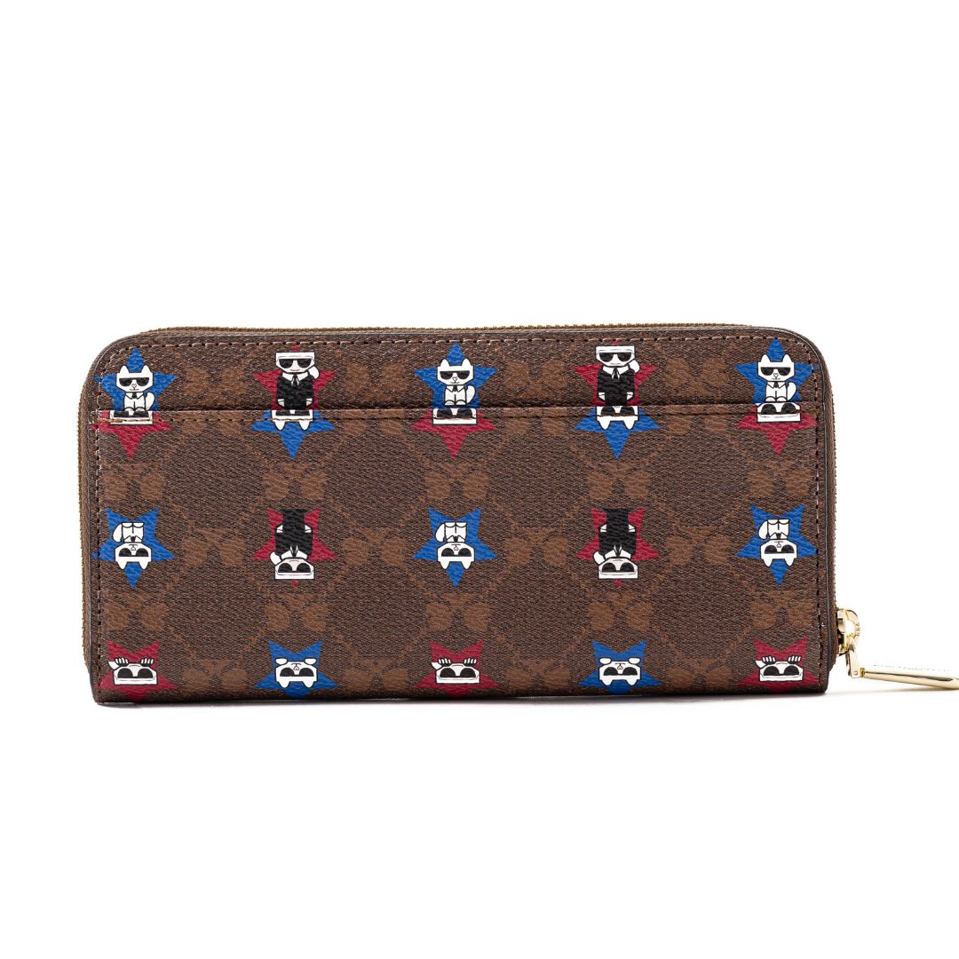 KARL LAGERFELD Women’s Zip Around Wallet