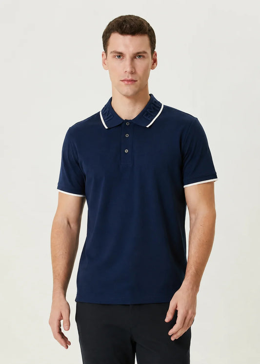 Emporio Armani polo shirt 3D  logo on the collar