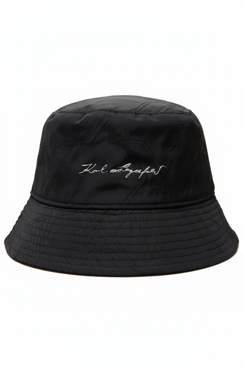 KARL LAGERFRLD SOFT BUCKET HAT