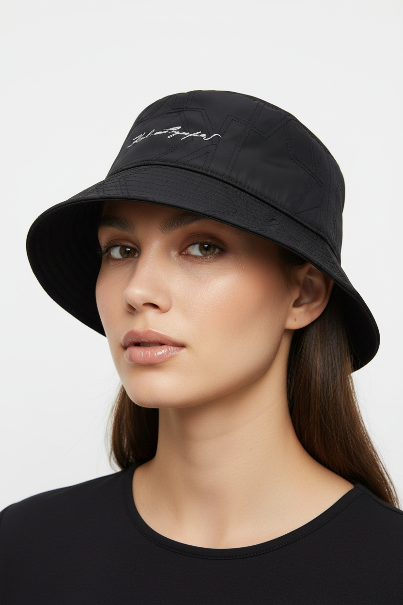 KARL LAGERFRLD SOFT BUCKET HAT